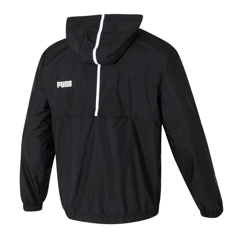 Puma Men's Jacket, Sports Casual Clothing, Loose Windproof Hooded