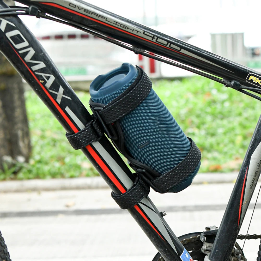 Bicycle Speaker Mount Strap Fixed Holder Portable MTB Road Bike Kettle