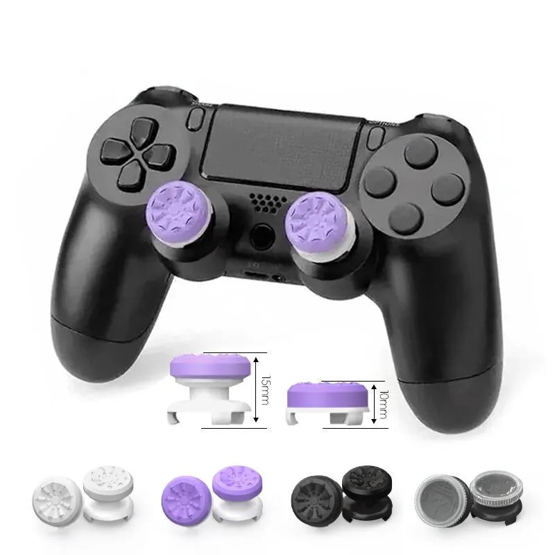 2Pcs Hand Grip Extenders Caps for PS4 PS5 Game Controller Gamepad