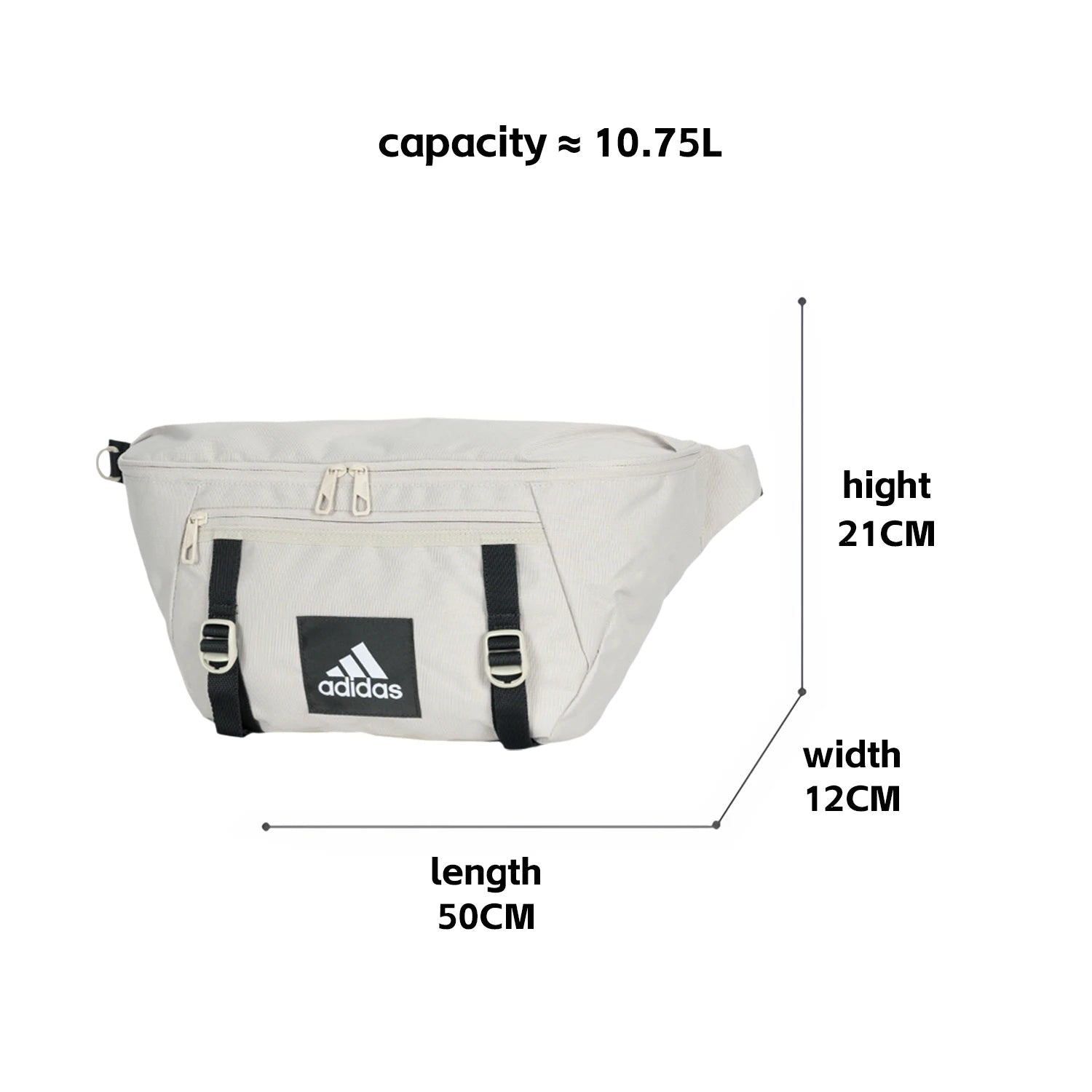 Adidas (Adidas) Unisex Chest Bag for Men and Women, Fitness Training