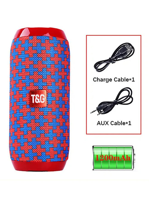 TG117 Portable Bluetooth Speaker Outdoor Wireless Woofer Free Call