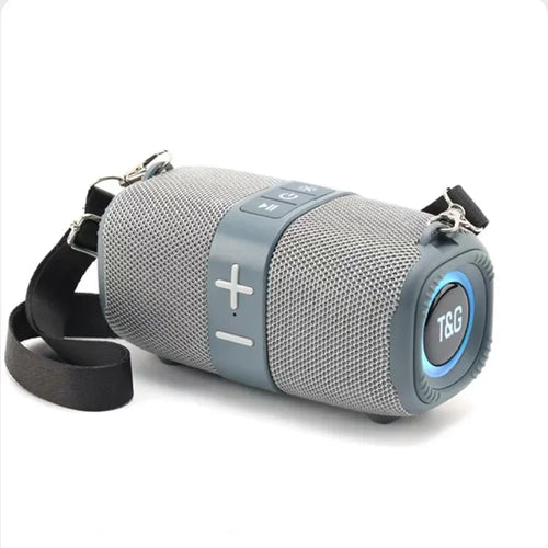 T&G TG667 Crossbody LED Light Portable Bluetooth Speaker Outdoor Small
