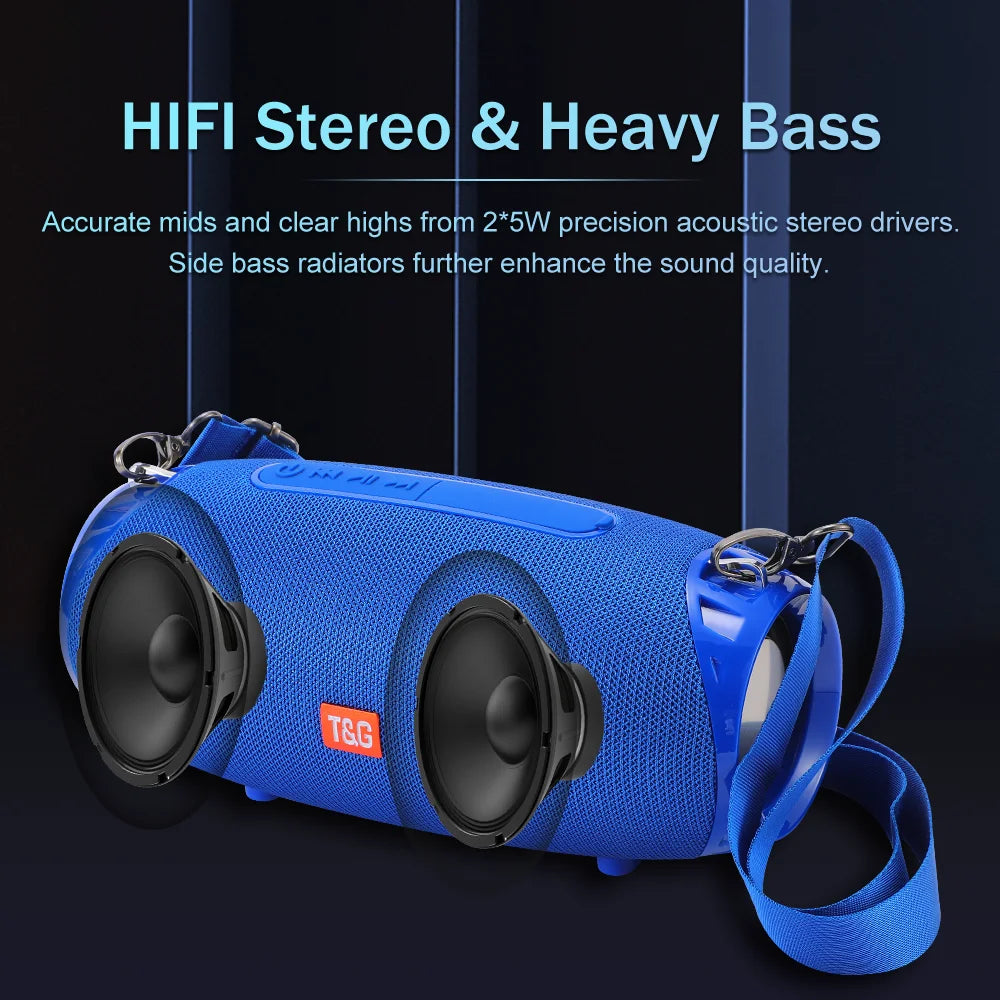Subwoofer Bluetooth Speaker Portable Wireless Radio FM Computer PC TV