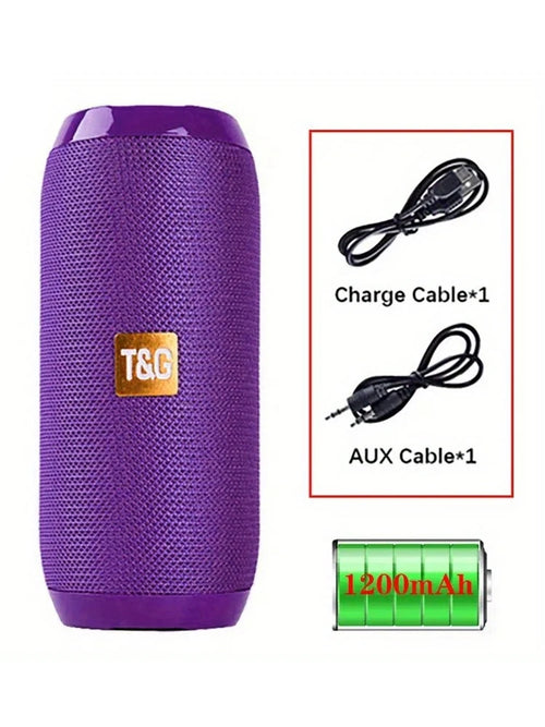 TG117 Portable Bluetooth Speaker Outdoor Wireless Woofer Free Call