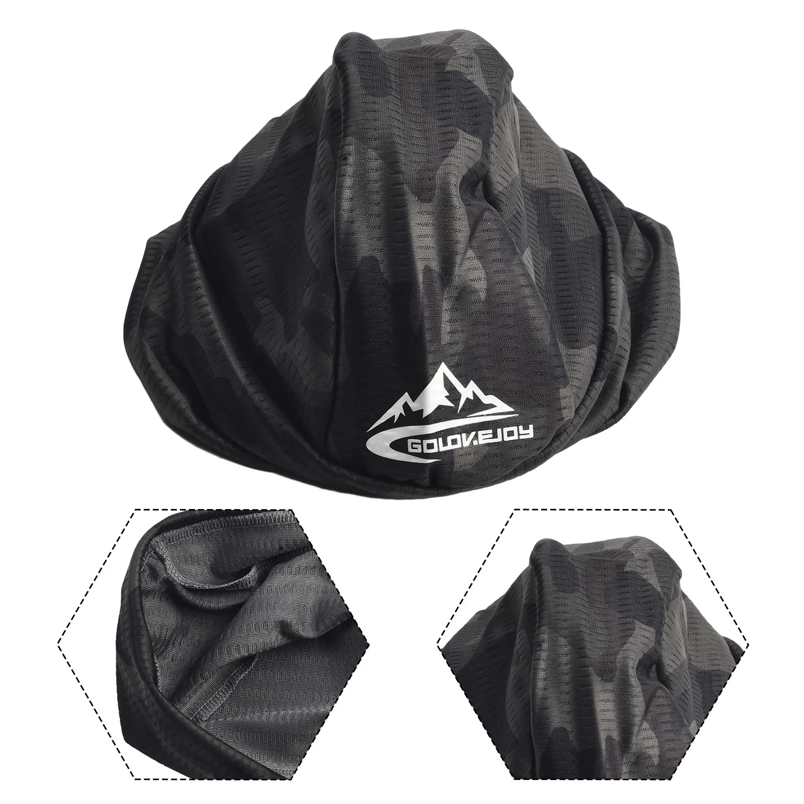 Hat Mesh Fabric Quick Dry Cycling Cap Motorcycle Helmet Liner Bike