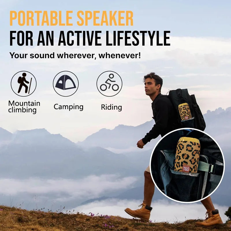 TG117 Portable Bluetooth Speaker Outdoor Wireless Woofer Free Call