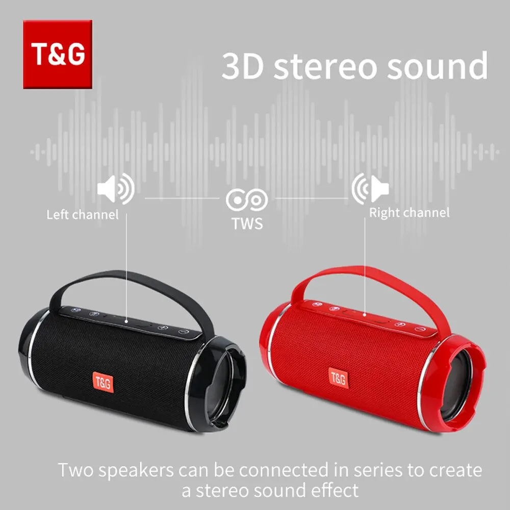 Bluetooth Speaker TG116c TWS Wireless Powerful Box Portable Outdoor