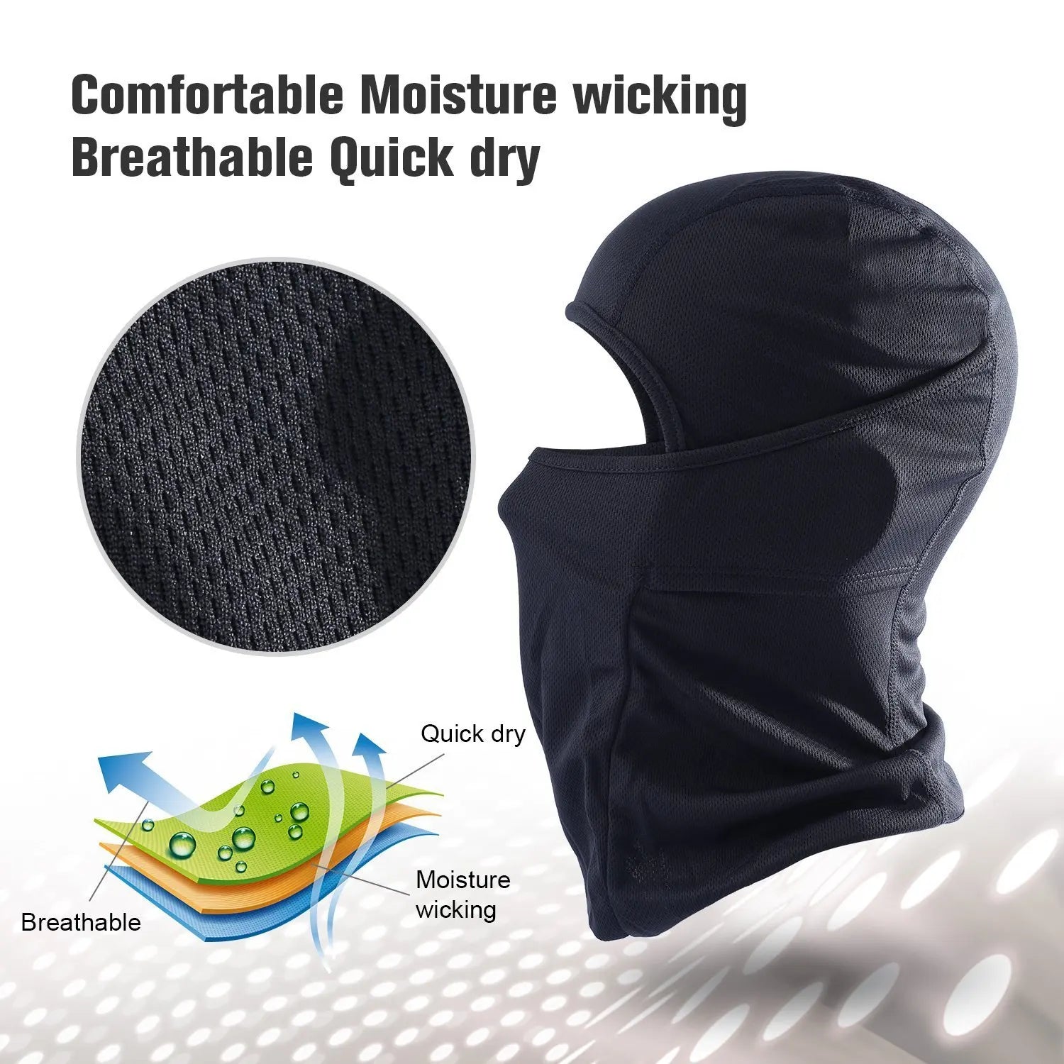 Balaclava Ski Mask Full Face Cover For Men And Women Breathable Full