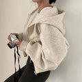 2024 Spring Autumn New Insfleece-lined Versatile Cropped Slims Smooths