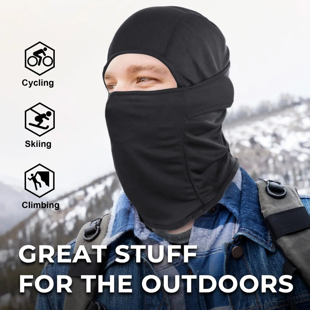 Balaclava Ski Mask Full Face Cover For Men And Women Breathable Full