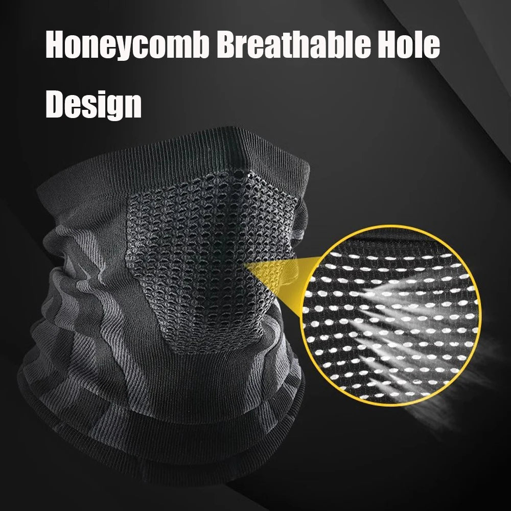 Unisex Winter Breathable Warm Ski Mask Bike Motorcycle Half Face Mask