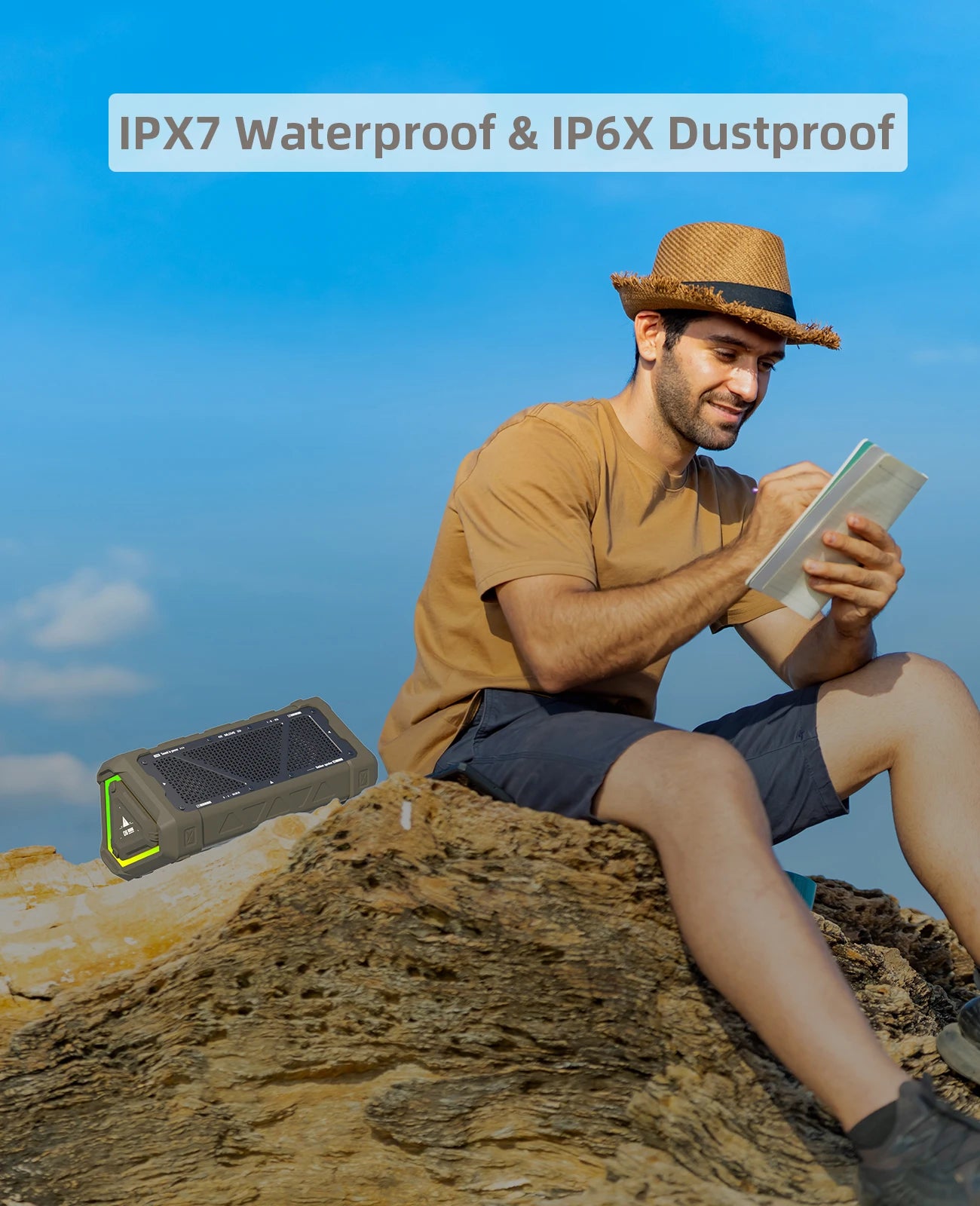 MLOVE P3 Outdoor Bluetooth Speaker, 40W Output Power Bluetooth 5.3