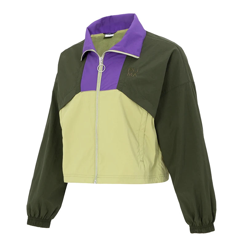Puma Infuse Woven Women's Short Jacket Retro Casual Sportswear