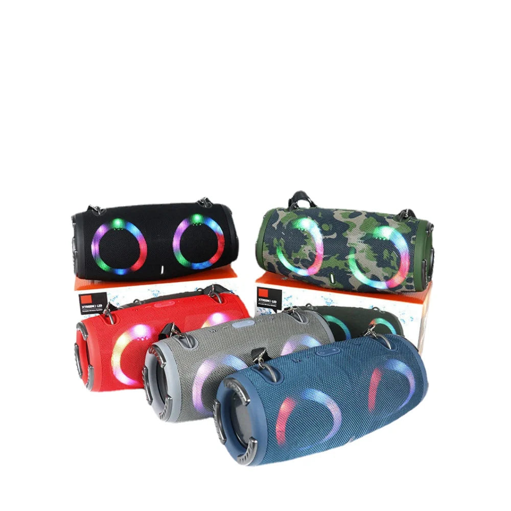 High power bluetooth speaker portable RGB colorful light waterproof