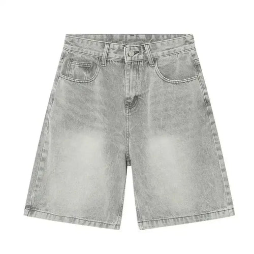 Botvotee S-3XL Summer Men's Denim Shorts Jeans Solid Color Straight