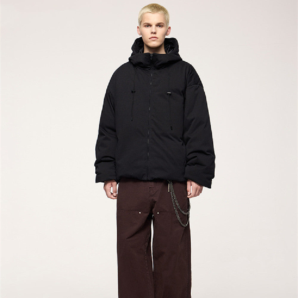 Men's Functional Knitted Face Fabric Down Jacket