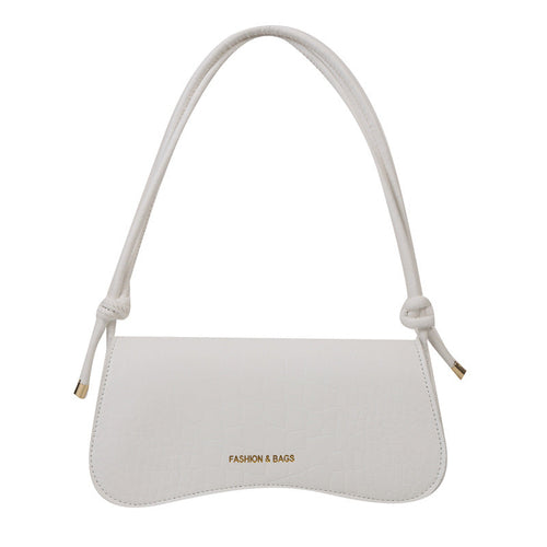 Summer Minimalist PU Underarm Bag Chic Solid Color Square Shoulder