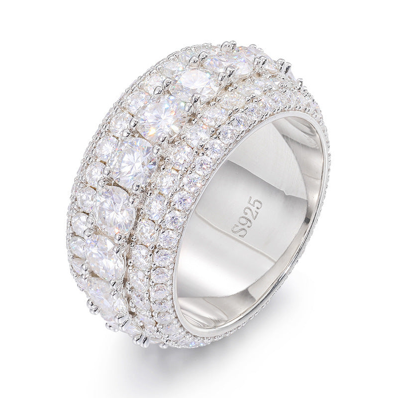 LuxeJewels™ - S925 Sterling Silver Mosonite Ring