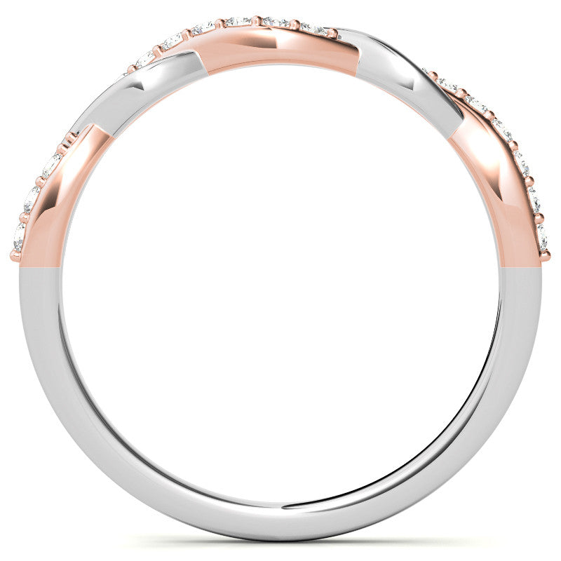 14k Gold Moissanite Round Shape Ring – LR00202