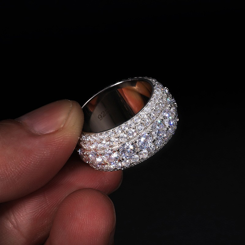 LuxeJewels™ - S925 Sterling Silver Mosonite Ring