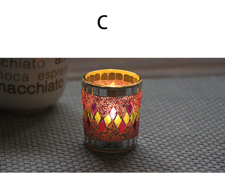 Handmade Glass Candle Holders