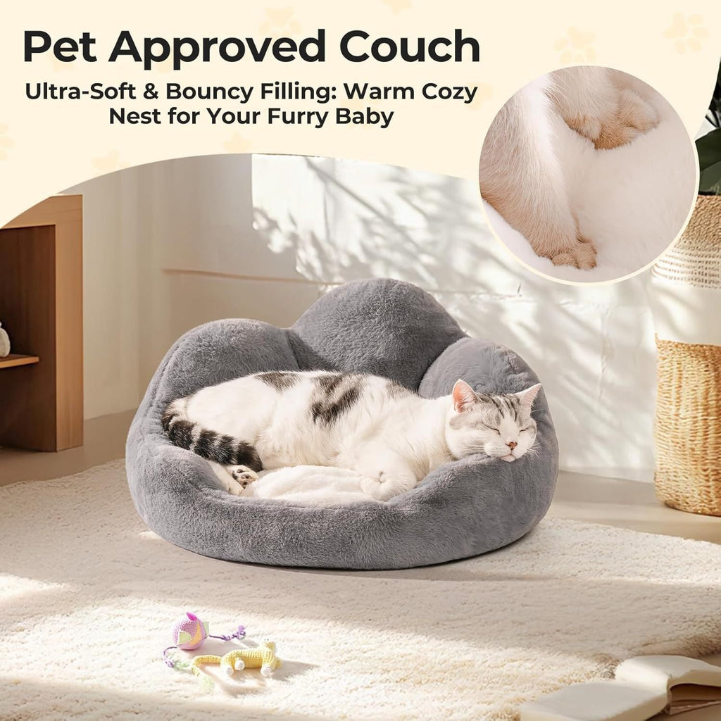 Ultra-Soft Snuggle Bed for Cats and Small Pups