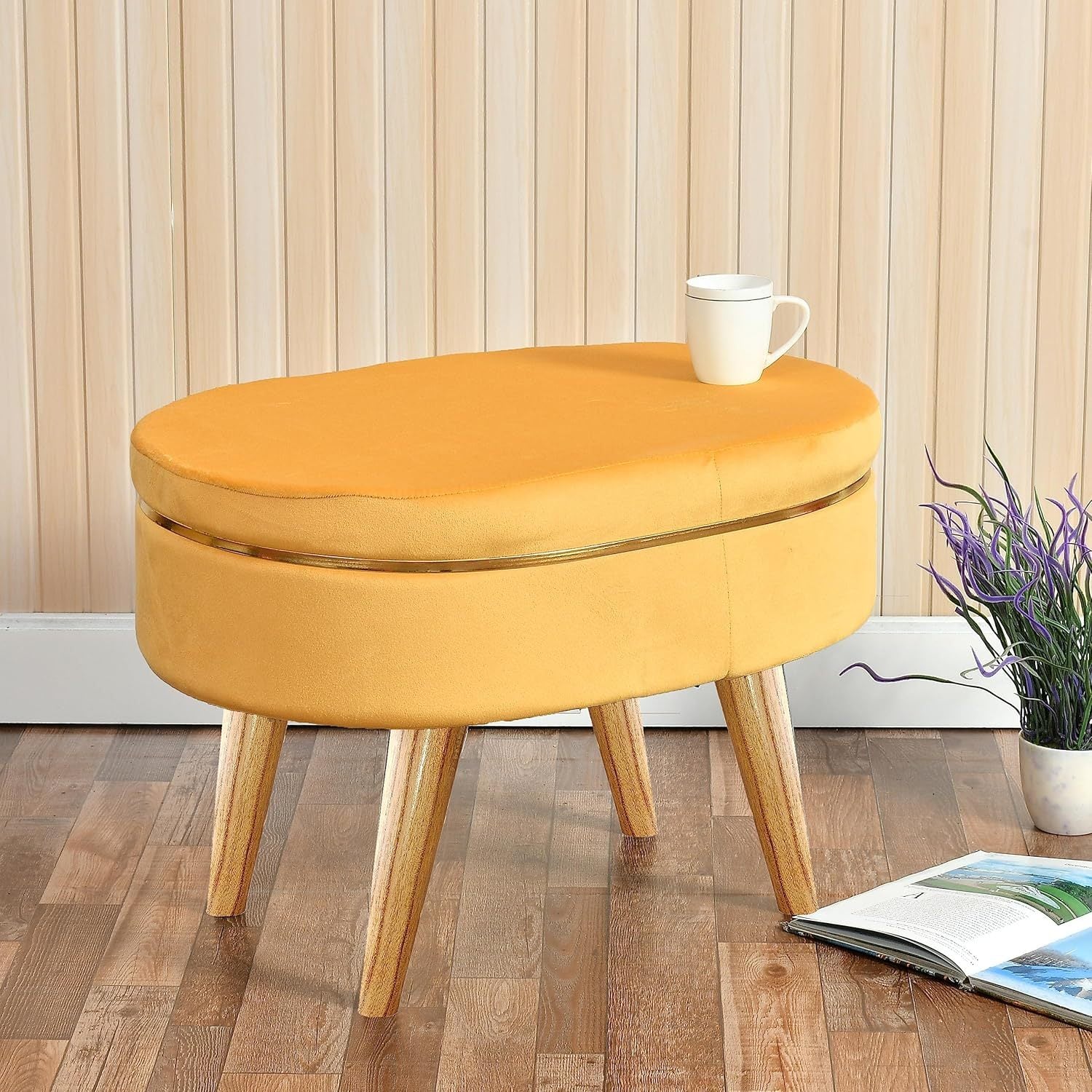 Pouffes Bench Sitting Stool for Living Room | Patio Kitchen Bench