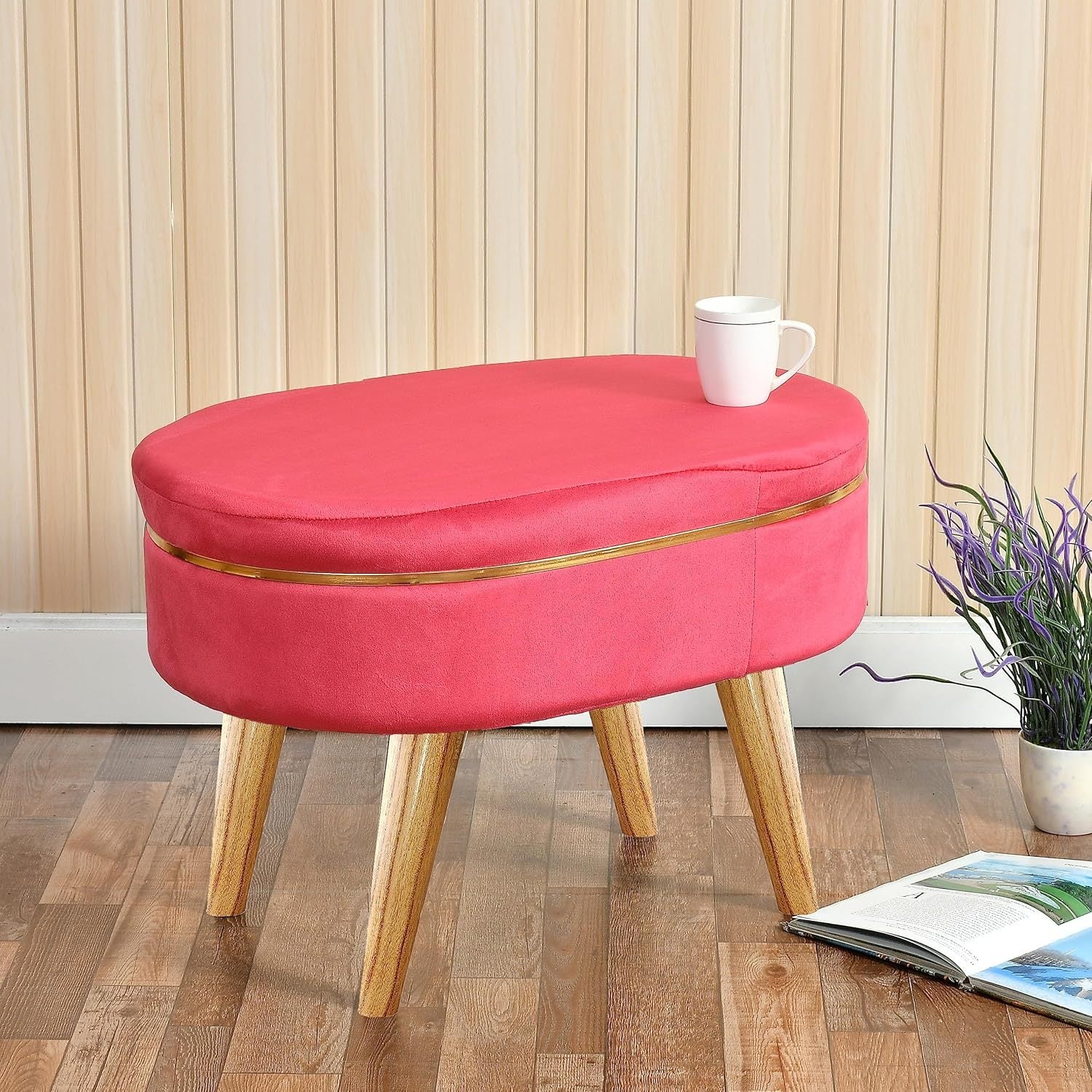 Pouffes Bench Sitting Stool for Living Room | Patio Kitchen Bench