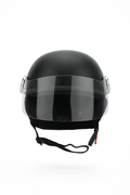 Motorcycle Helmet Matte Black with Visor