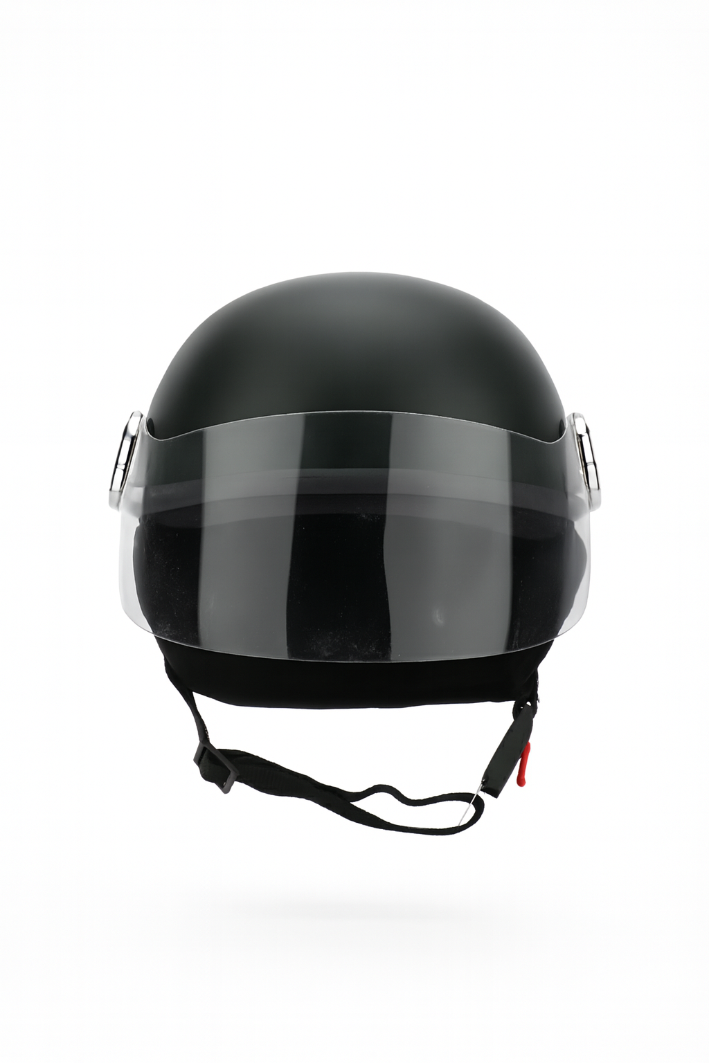 Motorcycle Helmet Matte Black with Visor