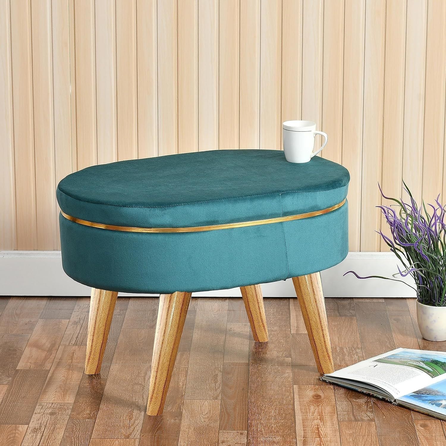 Pouffes Bench Sitting Stool for Living Room | Patio Kitchen Bench